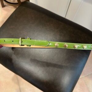Green Coach Studded Belt